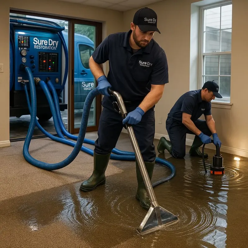 Water Extraction and Removal process in Laurys Station, PA